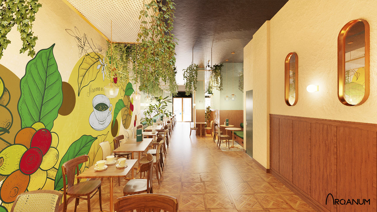 Café & Té cafeteria, cafeteria
